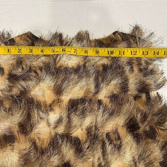 Chico’s Travelers Collection Vest Women’s Size 1 Color Brown Faux Fur - Picture 11 of 11